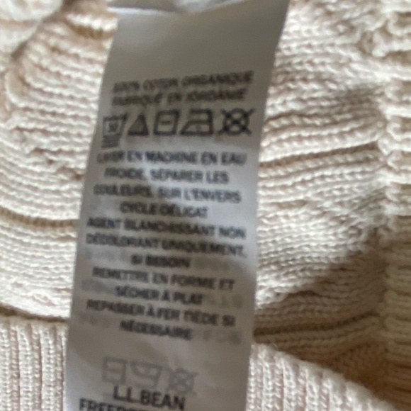 L.L.Bean Fisherman Cable Knit Organic Cotton Crew Neck Sweater-Sz XL/XXL - Picture 11 of 16